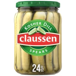 Claussen Kosher Dill Pickle Spears, 24 fl. oz. Jar - Thumbnail 1