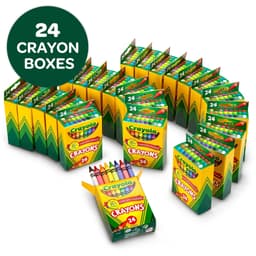 Crayola Crayons Bulk, Classroom Supplies for Teachers, 24 Crayon Packs with 24 Assorted Colors - Thumbnail 4