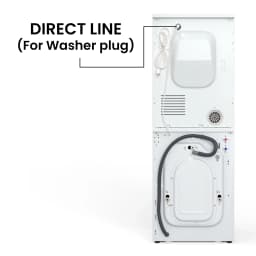 Equator Laundry Set 18 Lbs Washer 1.9cf+Vented Dryer 4cf SINGLE OUTLET 110V - Thumbnail 6