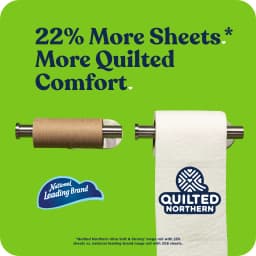 Quilted Northern Ultra Soft & Strong 2-Ply Toilet Paper, 12 Mega Rolls, 255 Sheets Per Roll - Thumbnail 6