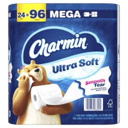 Charmin Ultra Soft Toilet Paper 24 Mega Rolls, 224 Sheets Per Roll - Thumbnail 15