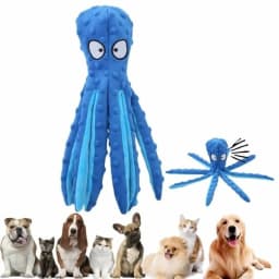 Heavy Duty Chew Resistant Squeaky Dog Toys 12.6 Inch Interactive Puzzle Pet Toy with Noise Maker Machine Washable - Thumbnail 5