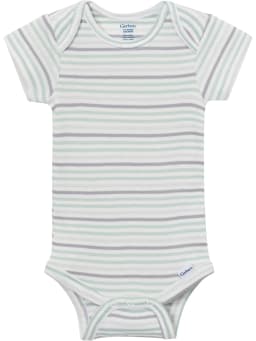 Gerber Baby Neutral Short Sleeve Onesies, 8-Pack, Sizes 0/3 Newborn - 12 Months - Thumbnail 6