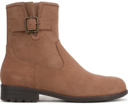 Vionic Women's Jill Zip Short Boot Hazelnut Suede 10W - Thumbnail 2