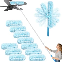 JEHONN Duster with 6 ft Extension Pole, 10 Refills - Thumbnail 1