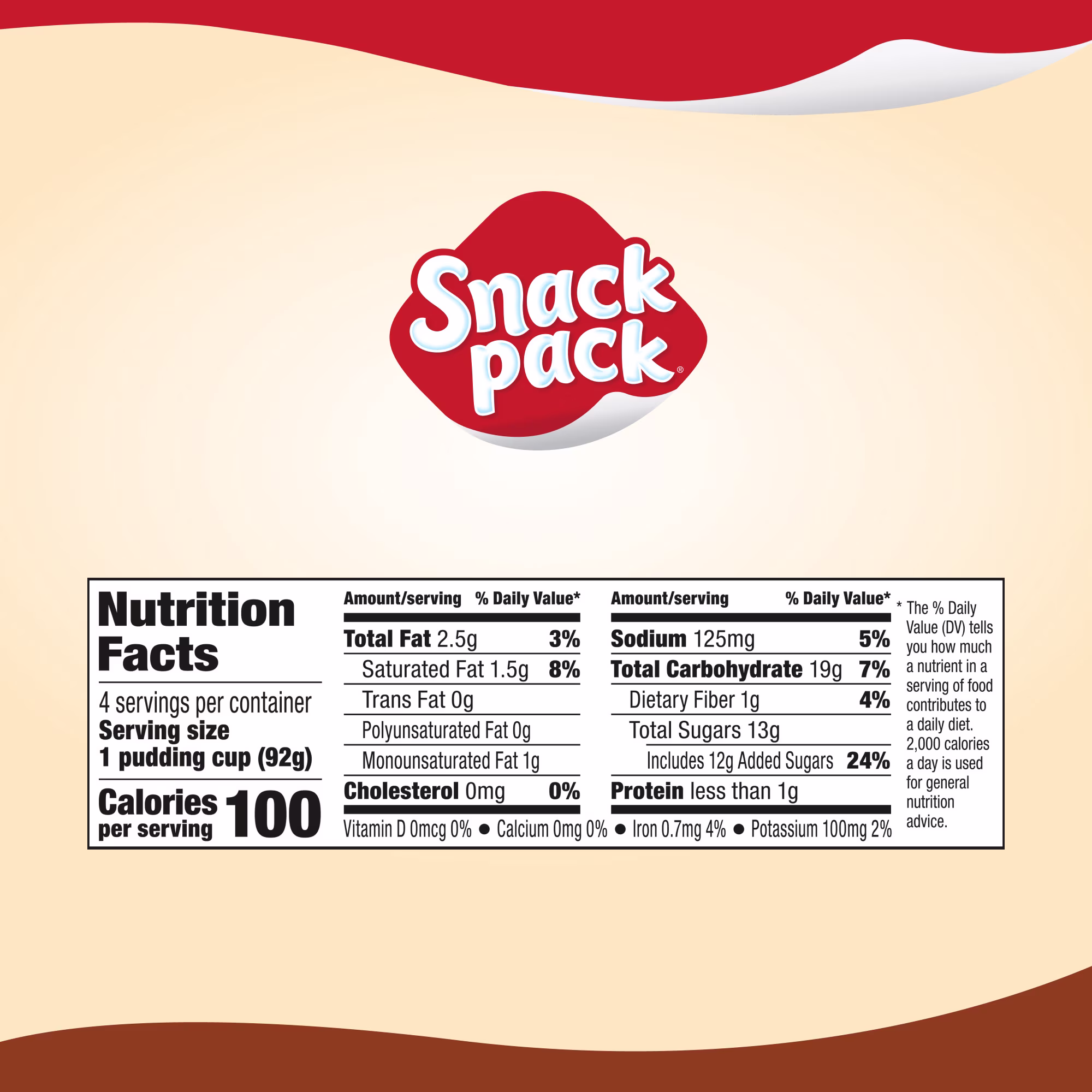 Snack Pack Chocolate Pudding, 3.25 oz Pudding Cups, 4 Count - Thumbnail 7