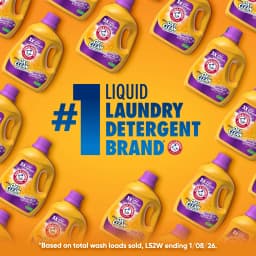 ARM & HAMMER Plus OxiClean with Odor Blasters Liquid Detergent, Fresh Burst, 96.2 fl oz, 74 Loads - Thumbnail 2