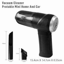 Portable Cleaner Wet Dry Handheld Strong Suction Office Home Car Vacuum Duster - Thumbnail 3