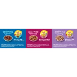 Meow Mix Seafood Selections Variety Pack, Wet Cat Food, 2.75 oz Cup (24 Pack) - Thumbnail 8