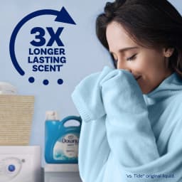 Downy Liquid Laundry Fabric Softener and Conditioner, Cool Cotton Scent, 140 fl oz, 190 Loads - Thumbnail 6