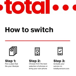 Total by Verizon Samsung Galaxy A15, 128GB, Black - Prepaid Smartphone [Locked to Total By Verizon] - Thumbnail 5