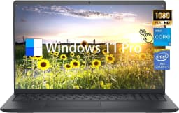 Dell Inspiron Business Laptop, 15.6 Inch FHD Touchscreen, 11th Gen Intel Core i5, Windows 11 Pro, 32GB RAM, 1TB SSD - Thumbnail 1