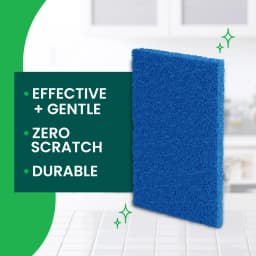 Scotch-Brite Zero Scratch Scour Pads, 3 Pack - Thumbnail 3