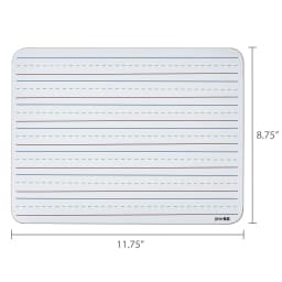 Pen+Gear Dry Erase Learning Board, 8.9" x 11.8", Whiteboard - Thumbnail 6