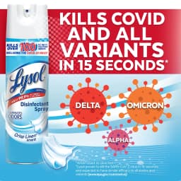 Lysol Disinfectant Spray, Crisp Linen, 19 Oz(Pack of 7) - Thumbnail 6