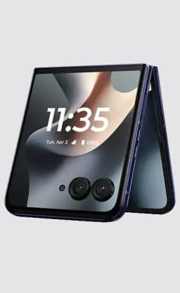 Restored Motorola razr+ 2025 5G 256GB Unlocked Cell Phone with 12GB RAM, Midnight Blue - Thumbnail 3