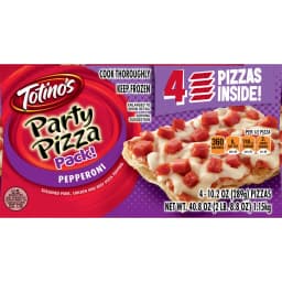 Totino's Party Pizza, Pepperoni, Thin Crust, 17g Protein, 40.8 oz, 4 Count (Frozen) - Thumbnail 13