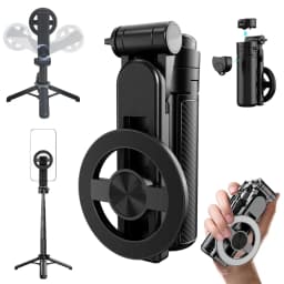 2025 New 4 in 1 Multifunctional Magnetic Selfie Stick, Universal 360째 Rotation Phone Tripod with Remote Control, Portable Extendable Mag Tripod - Thumbnail 1