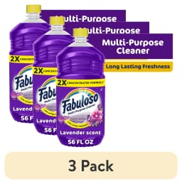 (3 pack) Fabuloso 2X Multi-Purpose Cleaner, No Rinse Floor Cleaner, Lavender Scent, 56 fl oz - Thumbnail 1