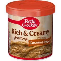 Betty Crocker Rich and Creamy Coconut Pecan Frosting, Gluten Free, 15.5 oz - Thumbnail 4