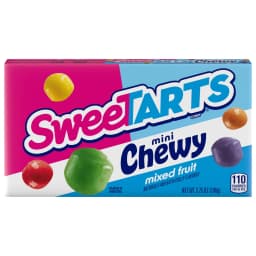 SweeTARTS Mini Chewy, Candy, Mixed Fruit, Theater Box, 3.75 oz - Thumbnail 1