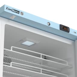 Conserv 3.9 Cu.Ft. Compact Commercial Pharmaceutical Refrigerator with WiFi, Temperature Alarm, 110V Corded, White - Thumbnail 8