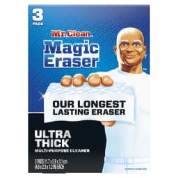 Mr. Clean Magic Eraser Ultra Thick All Purpose, Multi Surface Cleaner, Magic Eraser, 3ct - Thumbnail 4