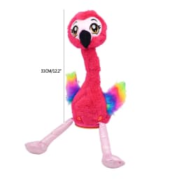 Flamingos Singing And Dancing Stuffed Flamingos Plush Interaction Toy Figures Interaction Animated Toy Speaking Plush - Thumbnail 3