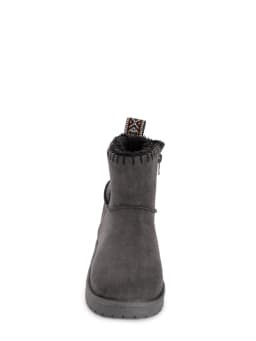 MUK LUKS Women's Truvie Faux Suede Cozy Ankle Bootie (Wide Width Available) - Thumbnail 7