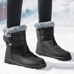 Northblanc Womens Snow Boots Winter Shoes with Comfortable Faux Fur Lined Warm Booties Waterproof Non Slip Outdoor Shoes - Thumbnail 3