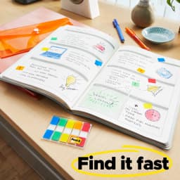 Post-it Page Marking Flags Dispenser, 5 Bright Colors, 20 Flags per Color, 100 Flags per Dispenser - Thumbnail 8