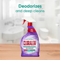 CLORALEN All Purpose Bathroom Cleaner Spray with Bleach, Lavender, 32 fl oz - Thumbnail 2