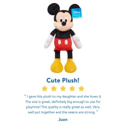 Disney Mickey Mouse 19-inch Plush Stuffed Animal, Kids Toys for Ages 2 up - Thumbnail 3