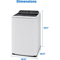 Midea MLTW41A1BWW 4.1 Cu. Ft. White Top Load Washer - Thumbnail 2