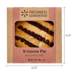 Freshness Guaranteed 4" S'mores Mini Baked Pie, 4 oz (Shelf Stable), Paperboard Box - Thumbnail 6