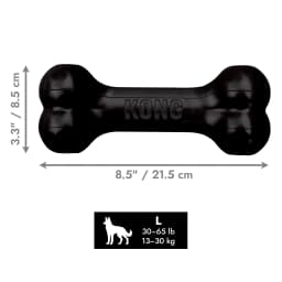 KONG® Extreme Rubber Goodie Bone for Power Chewers, Large for Dogs Between 30-60 lbs - Thumbnail 5