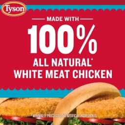 Tyson White Meat Chicken Patties, 23 oz (Frozen, Fully Cooked) - Thumbnail 3