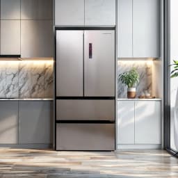 Hamilton Beach HZ4051 17.9 cu. ft. French Door Refrigerator with 2 Freezer Drawers, Stainless Steel, Digital Display - Thumbnail 12