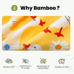 PatPat Baby Clothes Bamboo Viscose Zip Pajamas Snug Fit Newborn Infant Girls Boys Baby Gifts,0-3 Months - Thumbnail 4