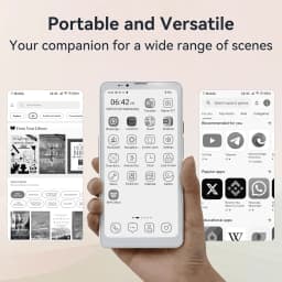 HiBreak Pro 6.13 inch Epaper Cell Phone with Android 14 OS, 8GB RAM, 256GB Storage - Thumbnail 8