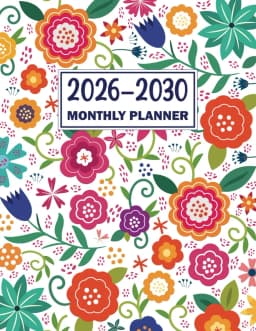 2026-2030 Monthly Planner: Two Pages Per Month 5-Year Schedule Organizer From Ja - Thumbnail 1