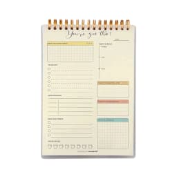 TOPRenddon A5 Spiral Notebook Planner - Daily To Do List Notepad for Students & Professionals, 50 Page Productivity Journal with Lay-Flat Design - Thumbnail 2
