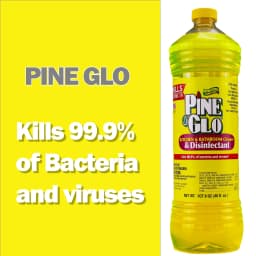 Pine Glo Kitchen & Bath Household Cleaner, Lemon, 40 oz - Thumbnail 3