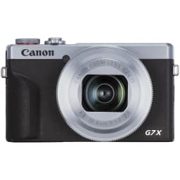 Canon PowerShot G7 X Mark III Digital Camera (Silver) + Led Light + 64GB Memory + 2pc Extra Batteries + Spider Tripod + Cleaning Kit + More (16pc - Thumbnail 3
