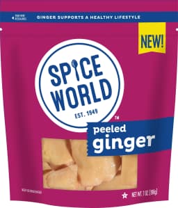 Spice World Fresh Peeled Ginger 7oz - Thumbnail 1