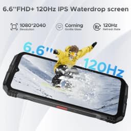 DOOGEE S118 Pro Rugged Smartphone 5G,10800mAh(33W) 24GB+512GB/2TB Rugged Phone,DDR5,108MP+20MP Night Vision,6.6''FHD+120Hz Rugged Unlocked Cell Phone,Dual SIM/Dual Unlock/NFC/GPS/OTG/WiFi 6 - Thumbnail 2