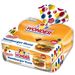 Wonder Bread Classic Extra Soft White Bread Hamburger Buns, 15 oz, 8 Ct, Shelf-Stable - Thumbnail 12