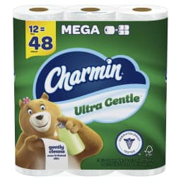 Charmin Ultra Gentle Toilet Paper, 12 Mega Rolls, 231 Sheets Per Roll - Thumbnail 7