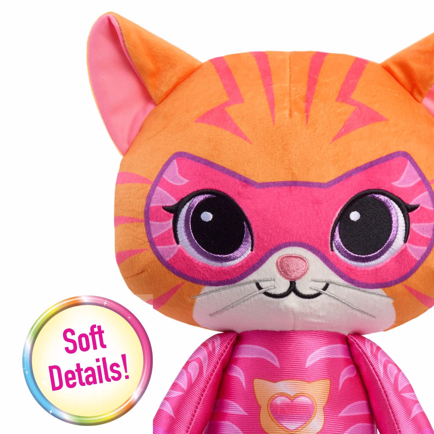 Disney Jr. SuperKitties 15-inch Large Plush Ginny Stuffed Animal, Toy for Kids Ages 2 and up - Thumbnail 4