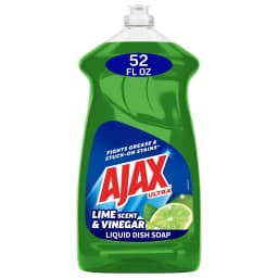Ajax Ultra Triple Action Liquid Dish Soap, Lime - 52 fluid ounce - Thumbnail 1